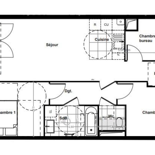  Annonces SEVRAN : Appartement | MONTREUIL (93100) | 65 m2 | 345 000 &euro; 