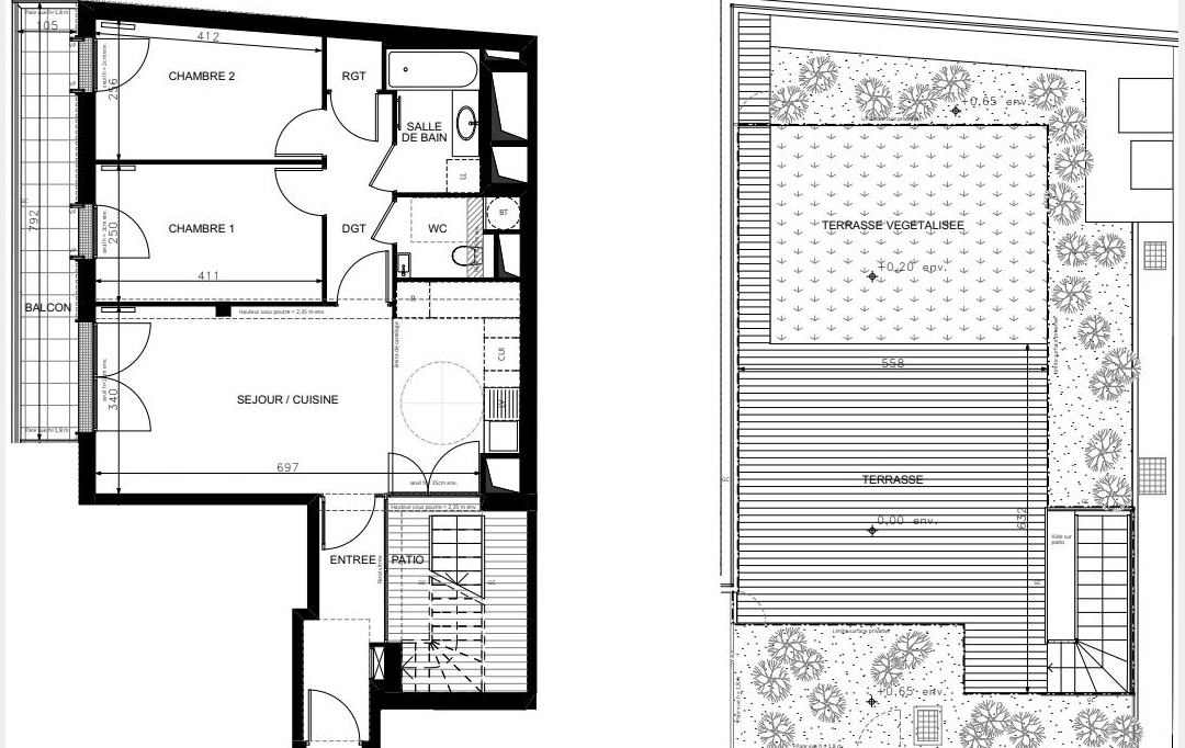 Annonces SEVRAN : Appartement | PARIS (75018) | 64 m2 | 1 225 000 &euro; 