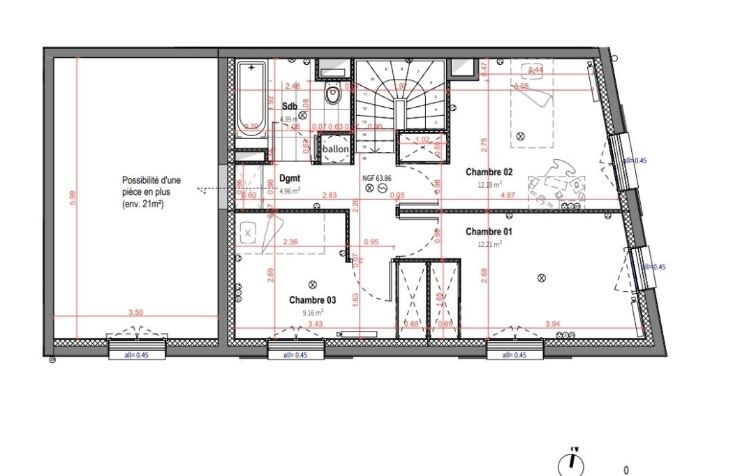 Annonces SEVRAN : Maison / Villa | VAUJOURS (93410) | 108 m2 | 425 000 &euro; 